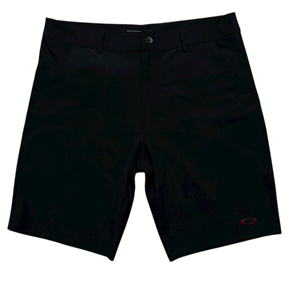 Oakley Hybrid Shorts Mens Size 36 Performance Fit Golf Stretch 11" Inseam Black - Picture 1 of 6